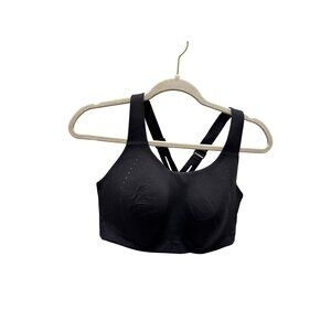 Lululemon Black Air Support Athletic Sports Bra Women Size 38D LW2CS1S